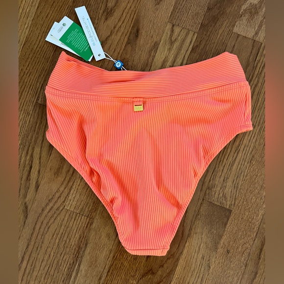 Bleu Rod Beattie orange coral chic swim bottoms size 8 NEW - Picture 2 of 3